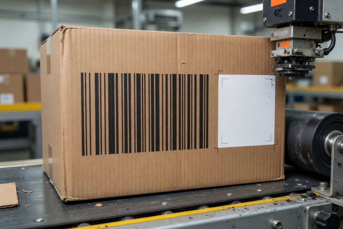 A barcode of separate bars